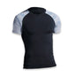 Men's Summer Color-Block Quick-Dry Workout T-Shirt