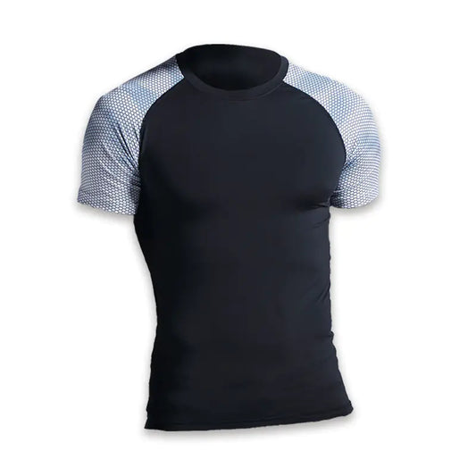 Men's Summer Color-Block Quick-Dry Workout T-Shirt