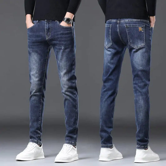 Korean Casual Stretch Trousers for Men
