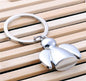 Creative Metal Keychain with Cute Angel Design